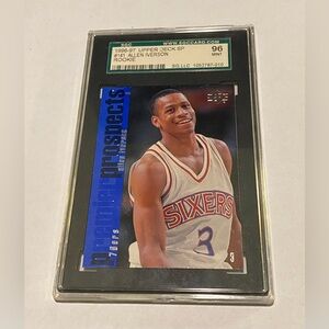 Allen Iverson RC Rookie 1996-97 Upper Deck SP #141 Basketball Card Vintage